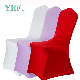  Yrf Hot Sell 100%Polyester Satin Wholesale Lot Purple Satin Chair Cover Sash Bow for Party