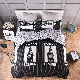  Single Double Size Printed Simple Style London Big Ben 3PCS Bed Sheets