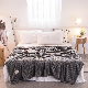  China Wholesale Online Market Cheap Wholes Striped Faux Fur Blanket