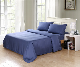  320tc 100% Natural Bamboo Fiber Bed Sheet Set Blue Color