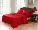  300tc Red Color 100% Bamboo Sateen Bedding Set