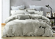 100% Cotton Yarn Dyed Stripe Jersey Knitted Duvet Cover Set