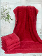  High Quality 100% Natural Bamboo Fiber Bath Towel Red Color
