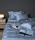  100% Tencel Jacquard Duvet Cover Flat Sheet Pillowcase Bedding Set