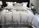 100% Cotton Solid with Lace 4PC Bedding Set