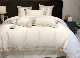 Solid Cotton with Embroidery Bedding Set
