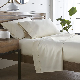  Factory Wholesale Cheap 100% Cotton Fabric Solid Color Bed Sheet Set
