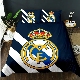  Full Size 3D Football Logo Design Famous Club Printed Bedding Set