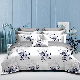  White 2m/2.4m Home Textile Microfiber Bed Linen Fitted Sheets Premium Comforter Duvet Cover Printed Pillowcases Pillow Shams Bedding Wholesaler