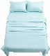  Bed Sheet Set Factory Wholesale Solid Color 100% Brushed Microfiber 100% Polyester Fabric