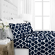  OEM/ODM American Style Home Textile Queen King Size Blue Bed Linen Bedsheet Pillowcase Pillow Shams Brushed Microfiber Coverlets Bed Sheets