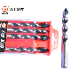  Black Lacquered Glass Tile Wood Sheet Iron Triangle Drill Set