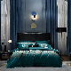  Green Jacquard Home Textile 100% Cotton 4PCS Bed Linen Fitted Sheets Queen Size Comforter Duvet Cover Pillow Cases Bedding Set Supplier