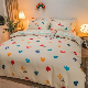  Luxury Home Hotel Textile Soft Bed Sheet Sets Quilt Cover Embroidery Bedding