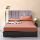  Red Coverlets Solid Color Cotton Bedding Set Bed Cover Flat Fitted Sheets Home Textile Soft Pillow Shams Pillowcases Bed Sheets for Hotel Use