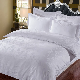  Comforter Cover 100% Polyester White Microfiber with Embroidery Hotel Bedding Sets