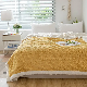  Machine Washable Thick Winter Warm Faux Fur Blanket Extra Soft Sauna Blanket for Winter