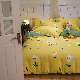 Bedding Set, 4 Piece Duvet & Pillows & Flat Sheet 100% Cotton