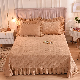 Luxury Top Selling Velvet Embroidery Bed Cover Bedding Set