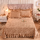  Luxury Top Selling Velvet Embroidery Bed Cover Bedding Set