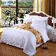  China Supplier White Cotton Satin Jacquard Five Star Hotel Bedding