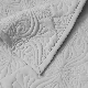  100% Cotton Velvet Quilted Dots Bedding Set King Size Quilted Comforter Set Indian Bedspread