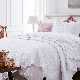 Cotton Queen Quilt Bedding Set Floral Print Lightweight Reversible Bedspread