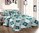  High Quality Soft Breathable Cotton 3PCS Quilt Set King Queen Size Quilted Printed Patchwork Bedspread