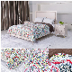  Brushed Microfiber Factory Supplier Customized Floral 100 Cotton Quilted Bedspread