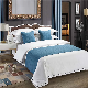  Wholesale Newest Style Jacquard Decorative Plain Dyed Hotel Bed Runner