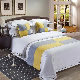  China Supplier Luxury Hotel Textile Cotton Bedding Set Bed Runner