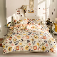  Hand Made Poly Polyester Fabric Home Sense Bedspread Quilted Comforter Set Bedding Set
