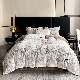  Luxury Quilt Cover Skin Friendly Velvet Warm Bed Linen Flat Sheets Bedsheet High-End Floral Home Textile Pillowcases Bedding Set Supplier