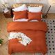  King Comforter Set 7PC Quilt Set Terracotta Solid Color Bedspread King Size Bedding Sets Bed in a Bag with Microfiber Sheets Pillow Cases Pillow