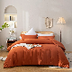  Queen Comforter Set 7PC Quilt Set Terracotta Solid Color Bedspread Queen Size Bedding Sets Bed in a Bag with Microfiber Sheets Pillow Cases