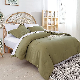  Full Comforter Set 7 Pieces Microfiber Comforter Soft Olive Green Quilt Set Farmhousewith Comforters, Flat & Fitted Sheets, Pillowcases & Shams of Bedding