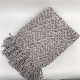  Large Square Blanket Grey Tartan Plaid Throw Blanket