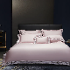  Luxury Hotel Bed Linens 100% Cotton Bedding Set Bed Silk for Hospital