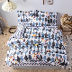 4 Piece Bedsheet Bedding Set Complete Polyester Bed Sheets Geometric Bedding Set