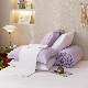  King Comforter Set 7PC Quilt Set Purple Solid Color Bedspread King Size Bedding Sets Bed in a Bag with Microfiber Sheets Pillow Cases Pillow