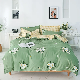 100% Microfiber 1800 Thread Count 90GSM 4PCS Bedsheets Printed Bedding Set