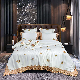  Vintage Satin Cotton Queen King Size White Lace Comforter Duvet Quilt Cover Princess Coverlets Premium Home Textile 4PCS Bedding Set Supplier