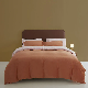  Wholesale Warm Orange Milk Velvet Quilt Duvet Comforter Cover Soft Winter Flat Bed Sheet 4-Piece Home Textile King Size Coverlets Pillowcase Bedding Set