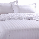  Luxury Hotel Bedding Stripe 100% Cotton Bedsheet / Bed Sheets Bedding Set