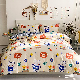 Children Cartoon Bed Sheet 100% Polyester Crib Baby Kids Cartoon Bedding Sets