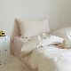 Baby′s Room Cotton Soft Bedding Set Cute Pink Rabbit Floral Children