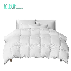  Feather Quilt 100% Egyptian Cotton Cover 4 Seasons Ultralight White Soft and Comfortable