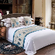  Manufacture Hotel Linen Polyester Cushion Bed Runner 100% Cotton