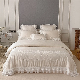  Summer Lyocell Lace Home Textile Queen King Size Flat Bed Linen Fitted Sheet Pink Quilt Duvet Comforter Cover Premium Coverlets Pillowcase Bedding Set