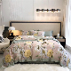  Print Duvet Cover Comforter Quilt Lyocell King Fitted Bedsheets Sheet Luxury Pillow Shams Queen Size Home Textile 4PCS Coverlets Hotel Bedding Set